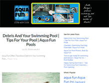 Tablet Screenshot of myaquafun.com